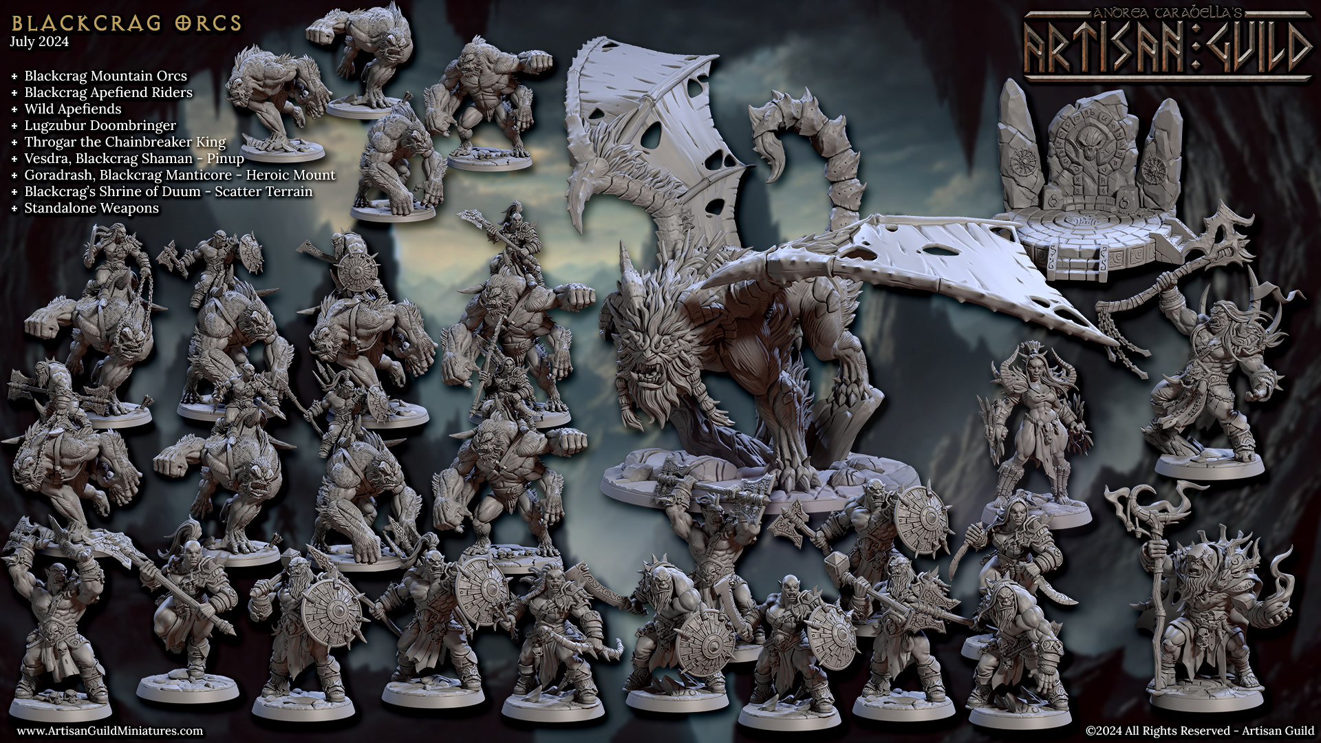Blackcrag Orcs (Complete set - 63)